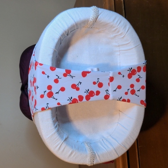 KONA SOL Faux Wrap Halter Bikini with Poppin Cherry String Bikini Bottom Size L - Picture 12 of 13